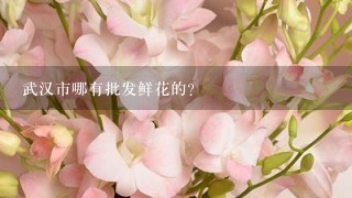 武汉市哪有批发鲜花的？