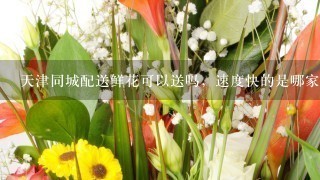 天津同城配送鲜花可以送吗，速度快的是哪家，起步价是多少钱，谁用过的？
