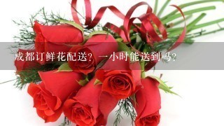 成都订鲜花配送？1小时能送到吗？