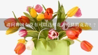 请问聊城有没有可以送鲜花去范县的花店？？