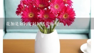 花加是如何定时间送花的呢？